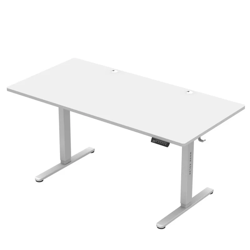 Leader 7.6 White Electric Office Desk 160 cm – view 7