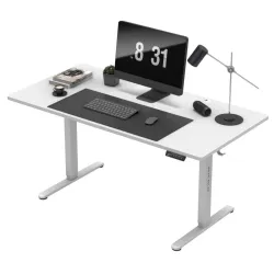 Leader 7.6 White Electric Office Desk 160 cm – view 8