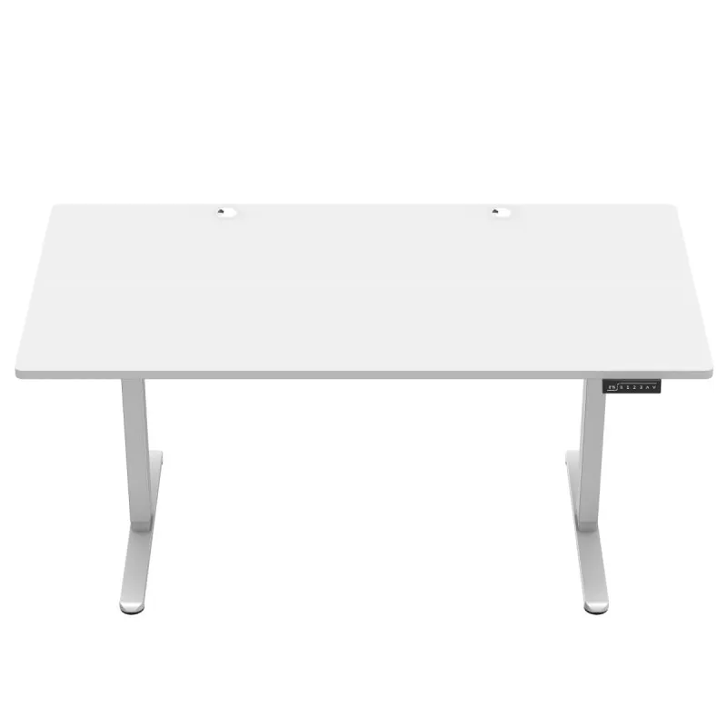 Leader 7.6 White Electric Office Desk 160 cm – view 9
