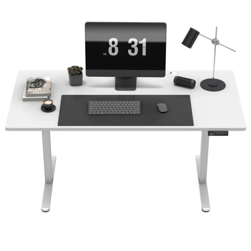 Leader 7.6 White Electric Office Desk 160 cm – view 10
