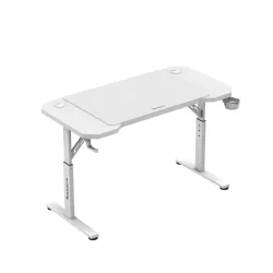 Hero 2.6 Gaming Desk White 120 cm with Adjustable Height – view 2