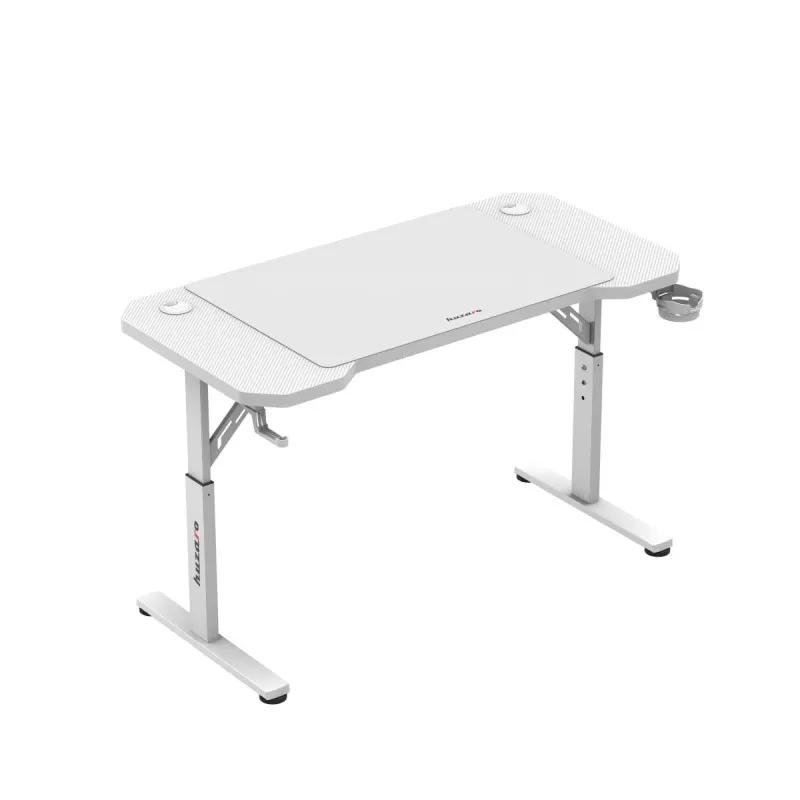 Hero 2.6 Gaming Desk White 120 cm with Adjustable Height – view 2