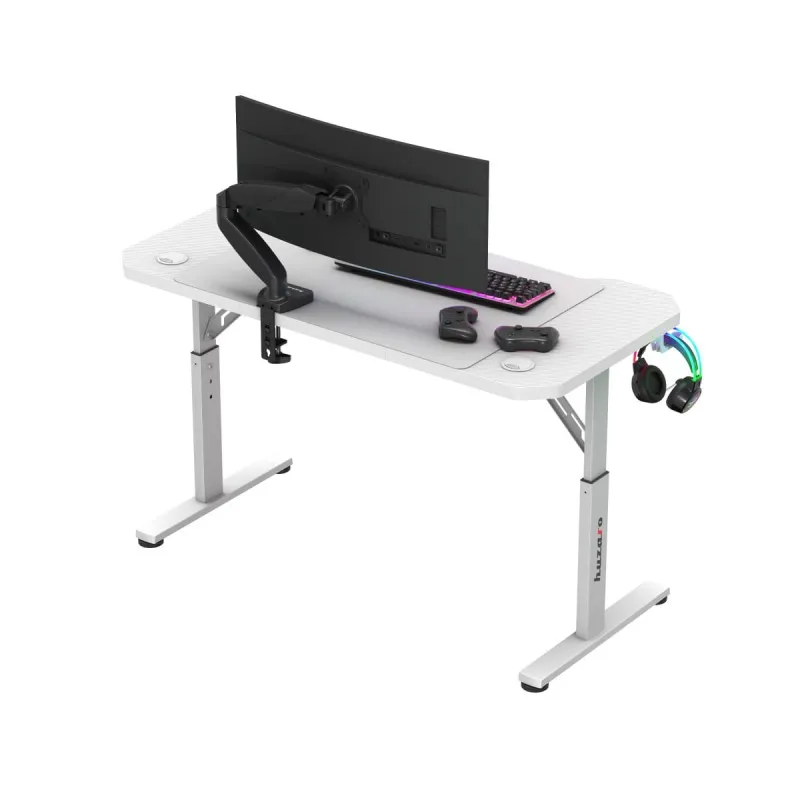 Hero 2.6 Gaming Desk White 120 cm with Adjustable Height – view 7
