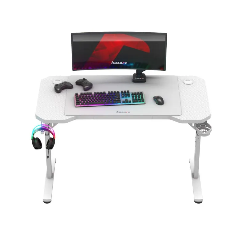 Hero 2.6 Gaming Desk White 120 cm with Adjustable Height – view 11