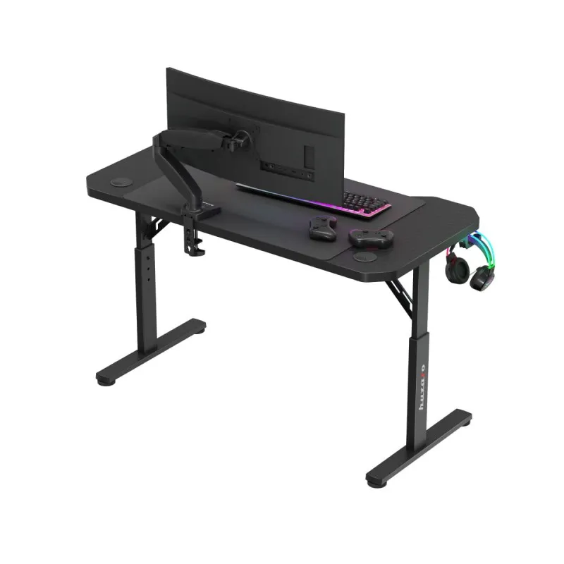 Hero 2.6 Gaming Desk Black 120 cm with Adjustable Height – view 7