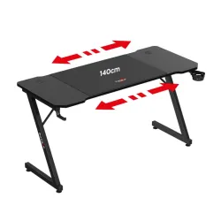 Hero 3.3 Black Gaming Desk 140 cm – view 6