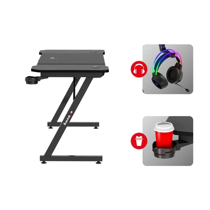 Hero 3.3 Black Gaming Desk 140 cm – view 13