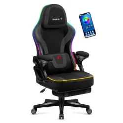 Force 4.6 RGB Black Mesh Gaming Chair