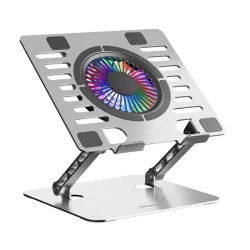 Hold 4.0 RGB Laptop Stand - Height Adjustable, 11"-17", USB Ports