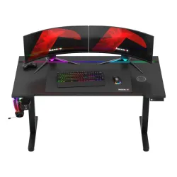 Hero 8.7 RGB Black Electric Gaming Desk 140 cm – view 21