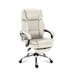 Boss 6.0 Beige Office Chair with Massage