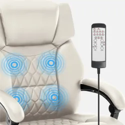 Boss 6.0 Beige Office Chair with Massage – view 4