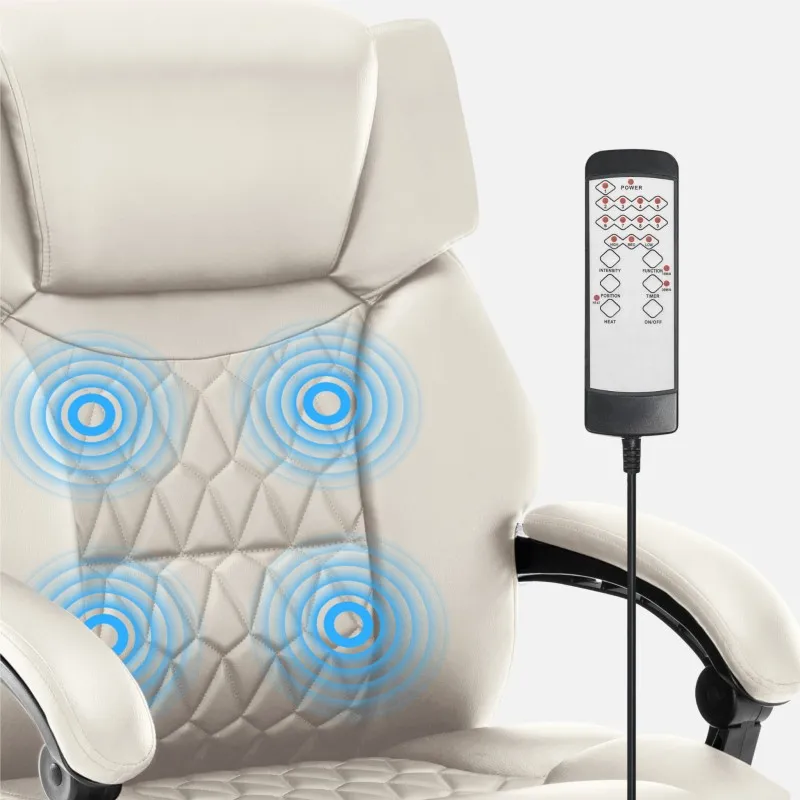 Boss 6.0 Beige Office Chair with Massage – view 4