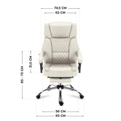 Boss 6.0 Beige Office Chair with Massage – view 7