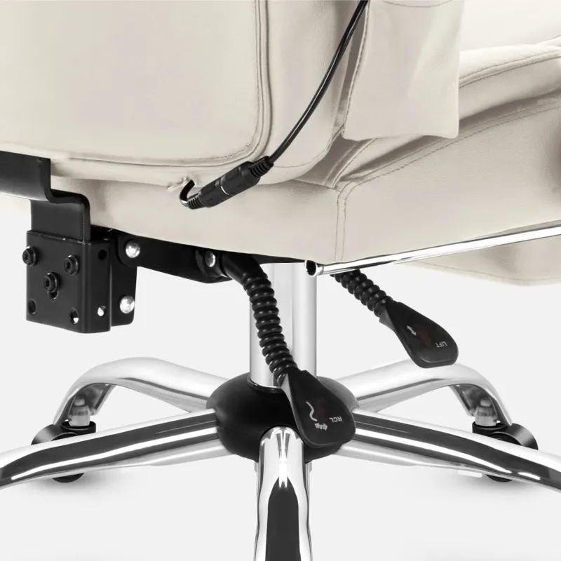Boss 6.0 Beige Office Chair with Massage – view 9