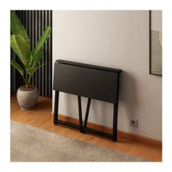 Leader 1.5 Folding Office Desk 80 cm Black – view 3