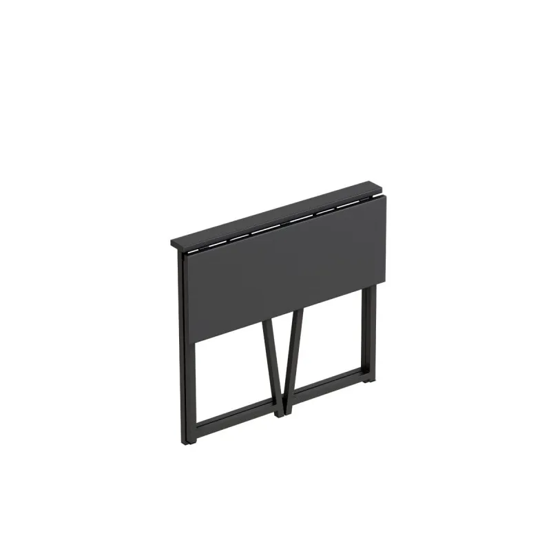 Leader 1.5 Folding Office Desk 80 cm Black – view 5
