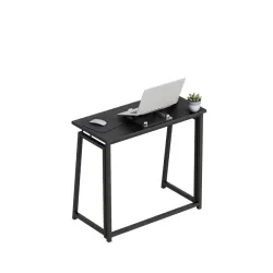 Leader 1.5 Folding Office Desk 80 cm Black – view 9