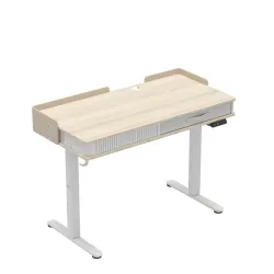 Leader 8.0 Electric Office Desk White 120 cm – view 2