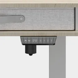 Leader 8.0 Electric Office Desk White 120 cm – view 4