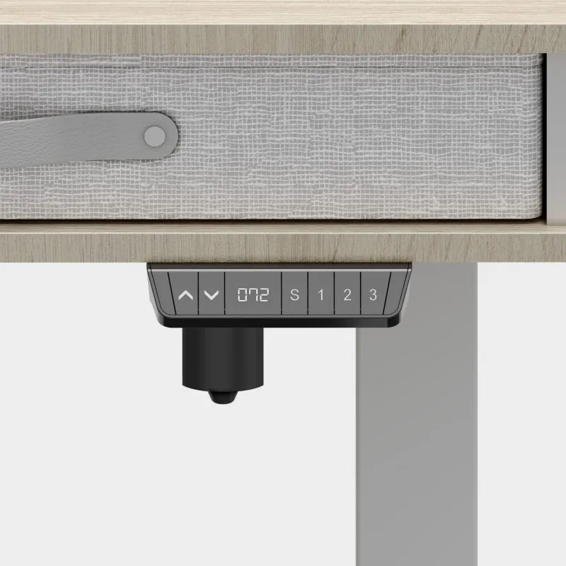 Leader 8.0 Electric Office Desk White 120 cm – view 4