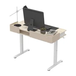 Leader 8.0 Electric Office Desk White 120 cm – view 7