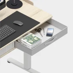 Leader 8.0 Electric Office Desk White 120 cm – view 14