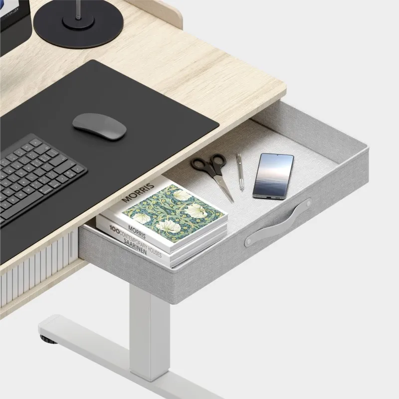 Leader 8.0 Electric Office Desk White 120 cm – view 14