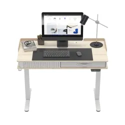 Leader 8.0 Electric Office Desk White 120 cm – view 18