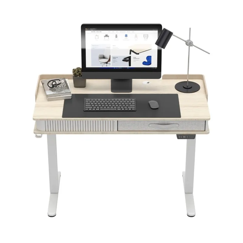 Leader 8.0 Electric Office Desk White 120 cm – view 18