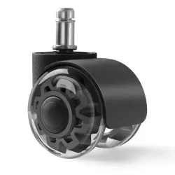 Wheels 3.0 Black, durable gaming chair casters