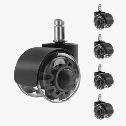 Wheels 3.0 Black Office Chair Casters 8