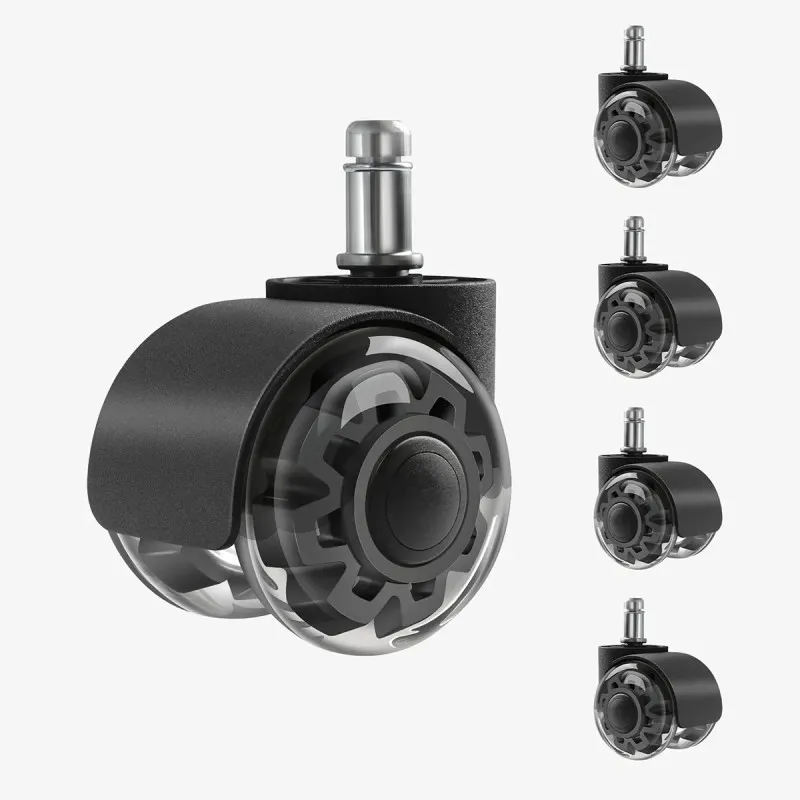 Wheels 3.0 Black Office Chair Casters 8