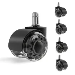 Wheels 3.0 Black Office Chair Casters 11