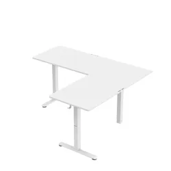 Hero 9.5 Electric Corner Gaming Desk White 160 cm – view 9