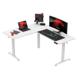 Hero 9.5 Electric Corner Gaming Desk White 160 cm – view 13