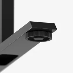 Hero 7.3 Corner Gaming Desk with Height Adjustment Black 140 cm – view 13