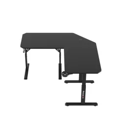 Hero 7.3 Corner Gaming Desk with Height Adjustment Black 140 cm – view 17