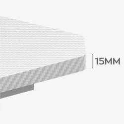 Hero 7.3 White Corner Gaming Desk 140 cm with Height Adjustment – view 15