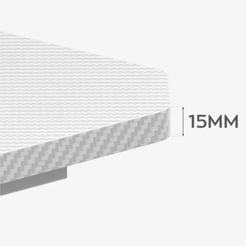 Hero 7.3 White Corner Gaming Desk 140 cm with Height Adjustment – view 15