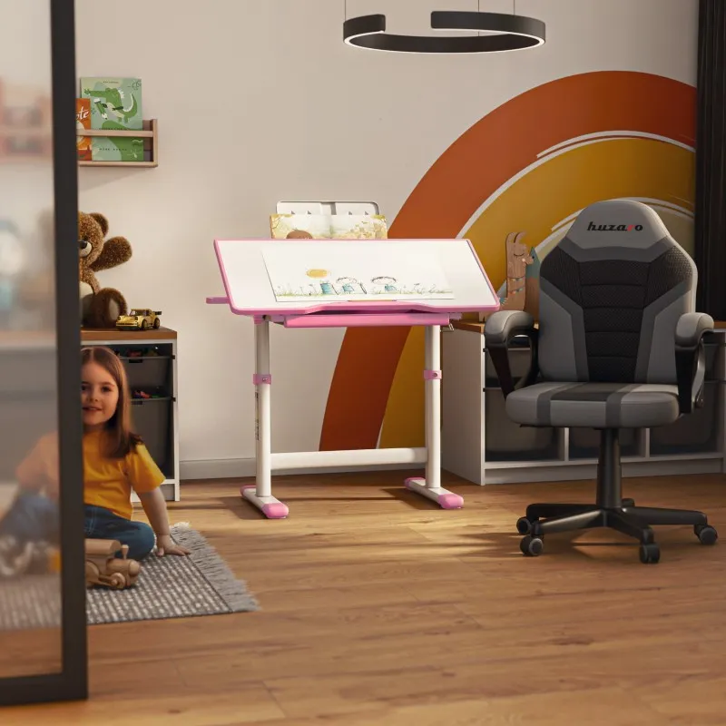 Study 3.0 Pink Adjustable Children's Desk 66 cm – view 2