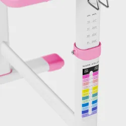 Study 3.0 Pink Adjustable Children's Desk 66 cm – view 4