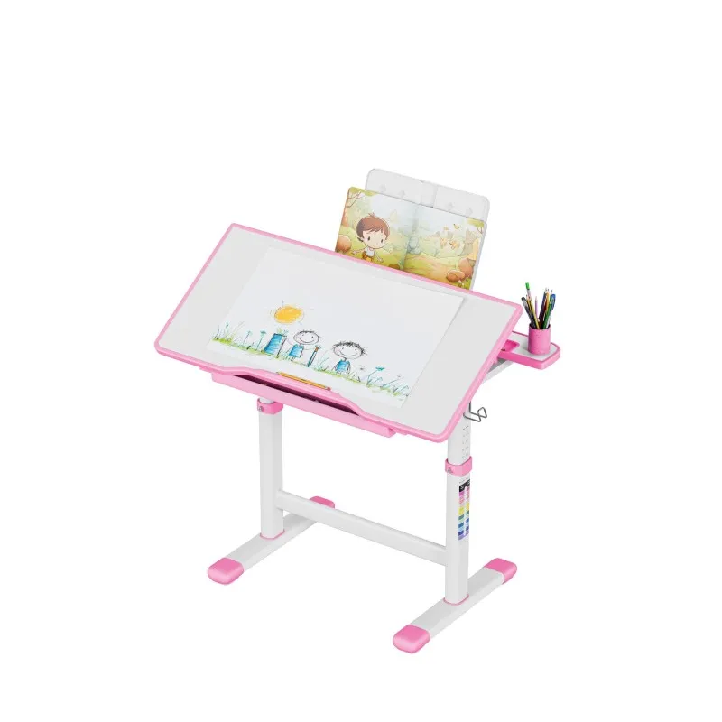 Study 3.0 Pink Adjustable Children's Desk 66 cm – view 8