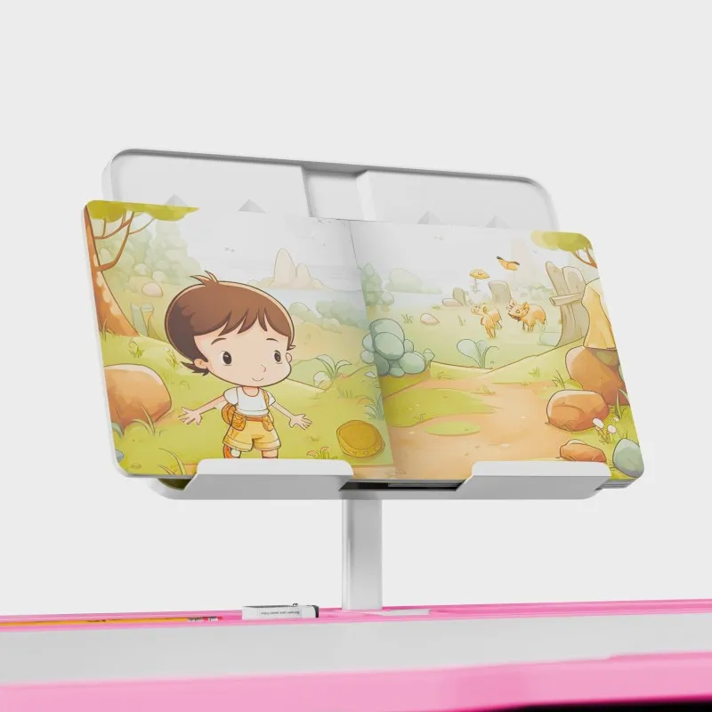 Study 3.0 Pink Adjustable Children's Desk 66 cm – view 12