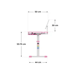 Study 3.0 Pink Adjustable Children's Desk 66 cm – view 23
