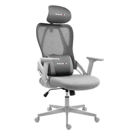 Huzaro Combat 2.7 Grey gaming chair with ergonomic support, gaming chairs