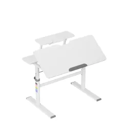 Study 3.7 Grey Adjustable Children's Desk 90 cm – view 2