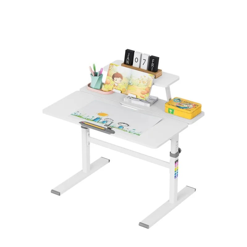 Study 3.7 Grey Adjustable Children's Desk 90 cm – view 9