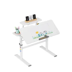 Study 3.7 Grey Adjustable Children's Desk 90 cm – view 11