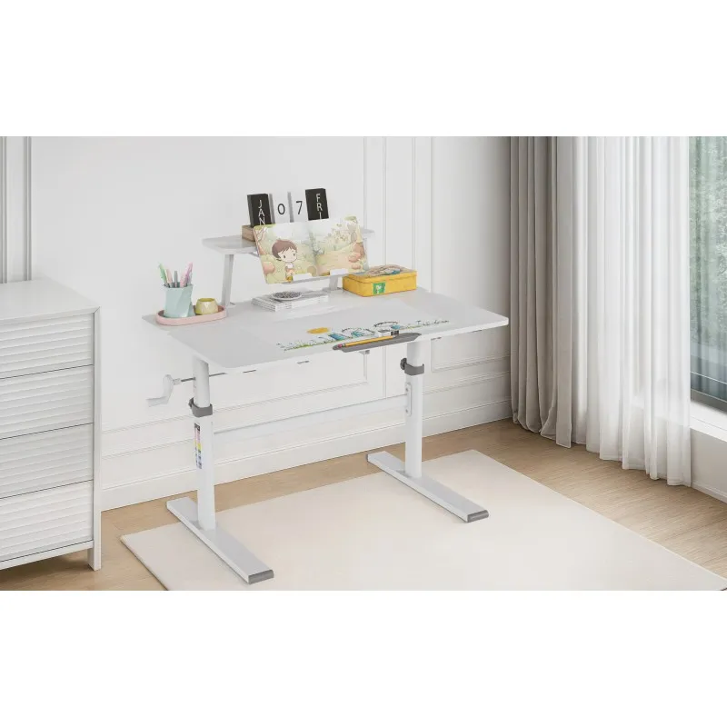 Study 3.7 Grey Adjustable Children's Desk 90 cm – view 19